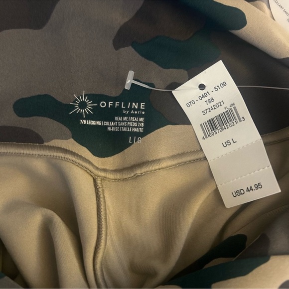 Aerie Large Offline Real Me 7/8 Camo Leggings NWT - Picture 8 of 12